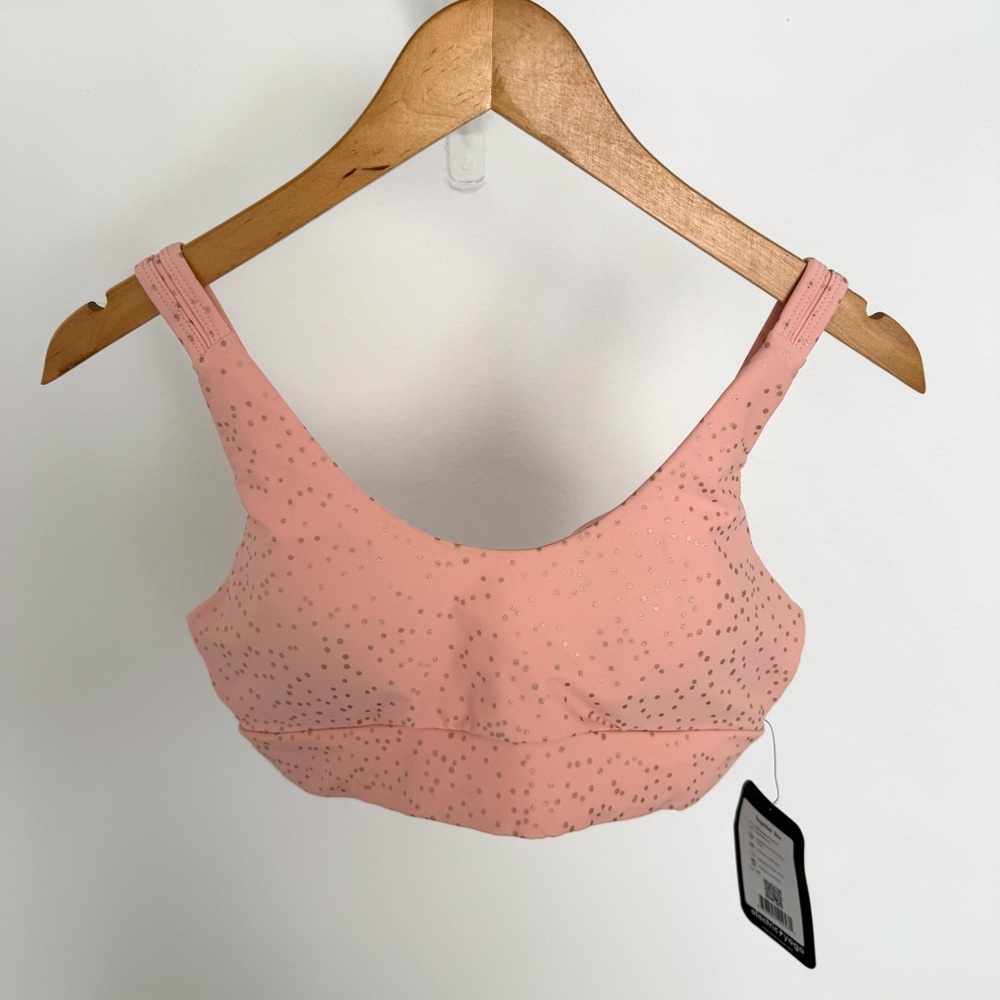 NWT Electric Yoga Together Sports Bra peach Rose gold Medium